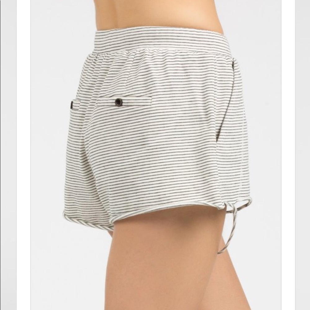 Charcoal distressed Cut up drawstring Shorts - Picture 7 of 8